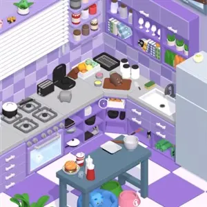 Secret Paws - Cozy Apartments - Cozinha 3D