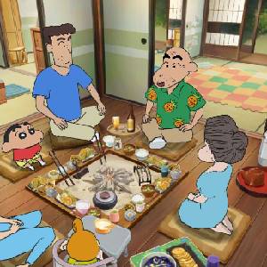Shin chan Shiro and the Coal Town - Comida em Família