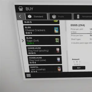 Shop Simulator Supermarket - Menu de Compras
