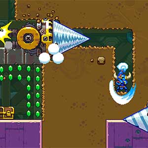 Shovel Knight Dig - Mineração subterrânea