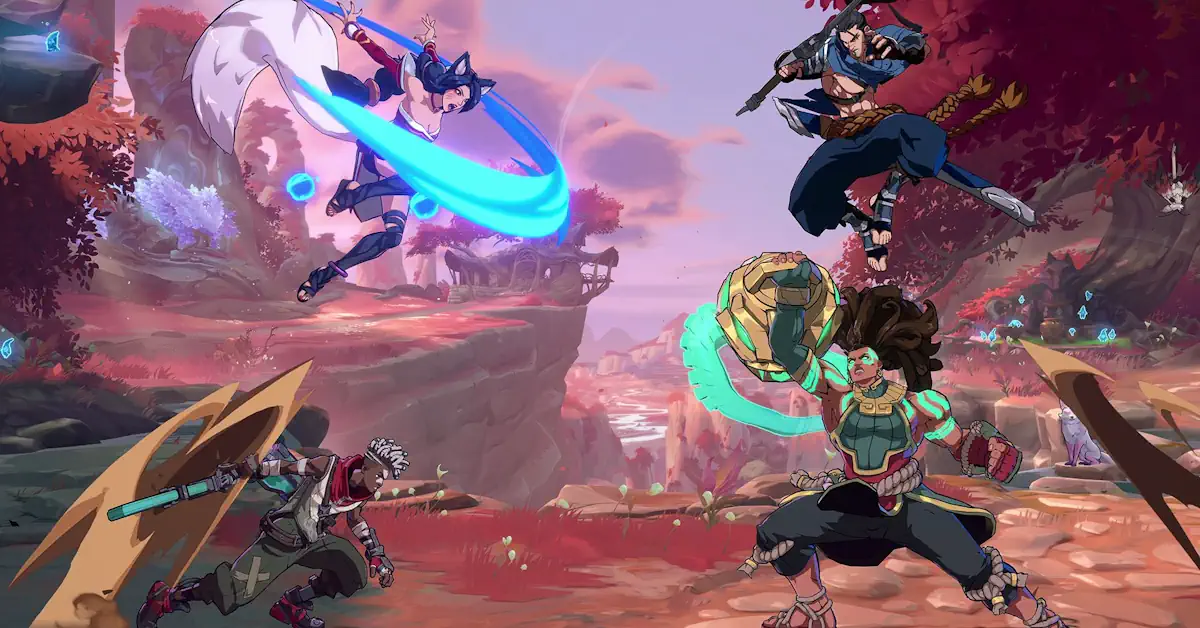 Campeões de 2XKO se enfrentando no universo de Runeterra