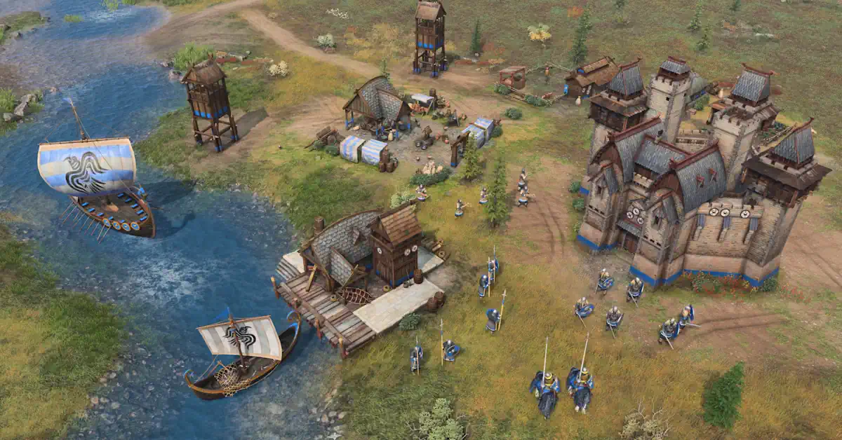 A próxima expansão Raiders of the North introduz ferozes novas táticas de infantaria na linha da frente dos RTS