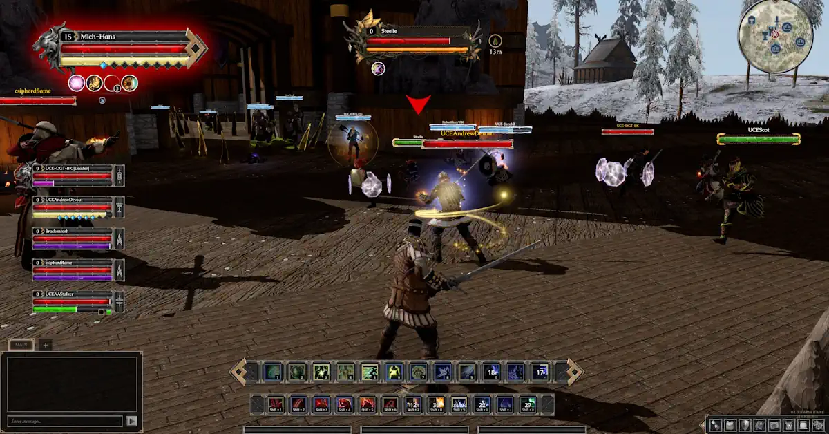 Camelot Unchained tem como objetivo oferecer batalhas PvP massivas, suportando milhares de jogadores em simultâneo
