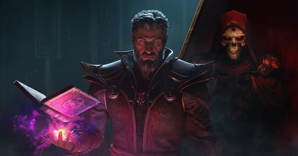 O Feiticeiro junta-se às fileiras de Santuário em três eras diferentes da jogabilidade de Diablo