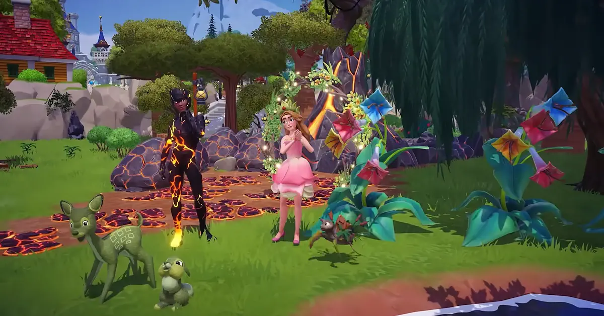 Pocahontas traz o fenómeno do Brilho da Maré para o Vale ao lado do seu fiel companheiro, Meeko