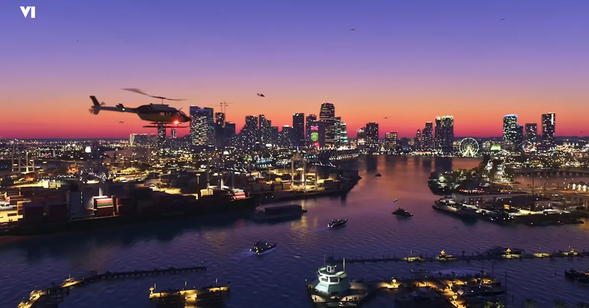 Rockstar Games atualizou a página inicial com uma bela imagem de Vice City