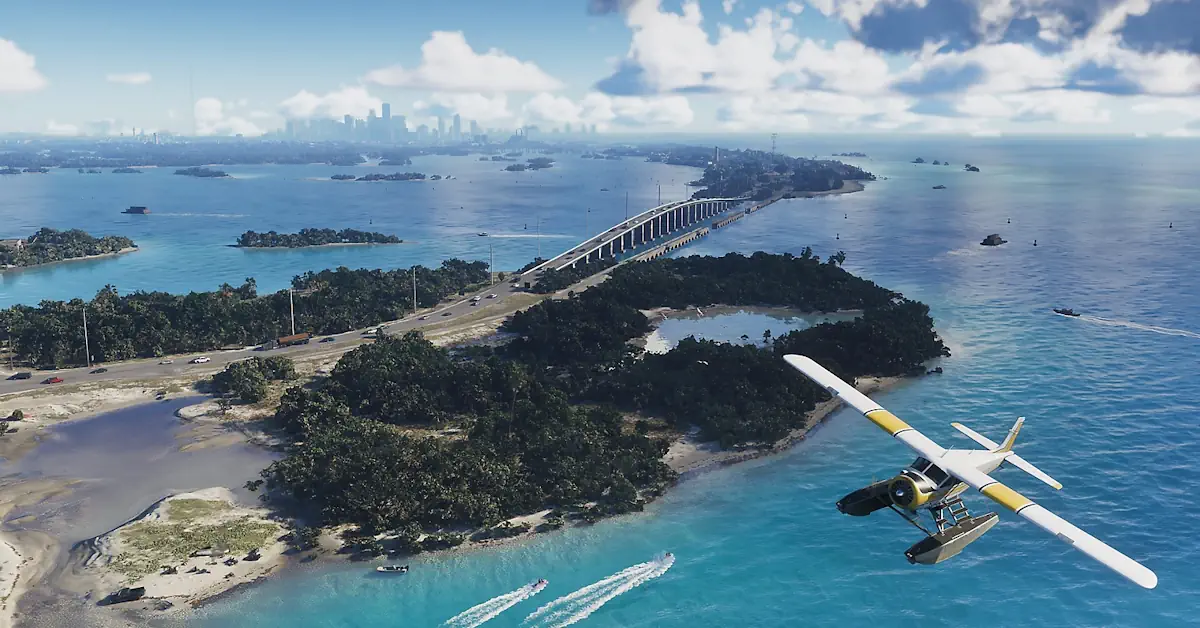 Um vislumbre dos céus de Vice City, sinalizando que a longa espera pelo próximo lançamento massivo da Rockstar está finalmente a chegar ao fim