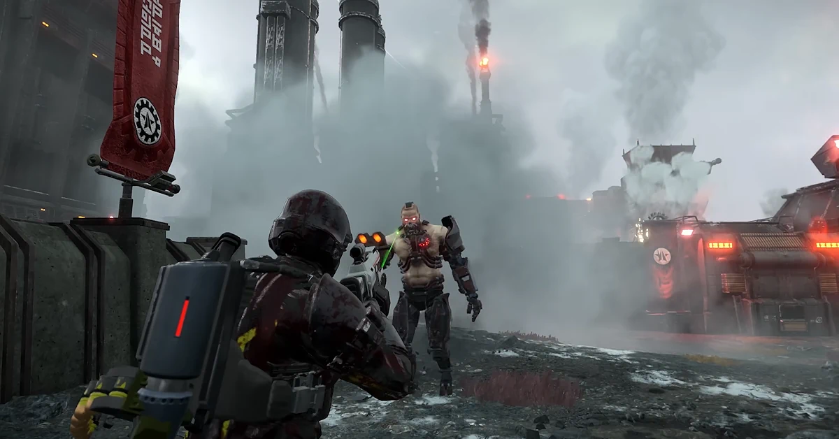 A Arrowhead Studios traz a ameaça dos Ciborgues na nova Atualização 6.0.1 de Helldivers 2!