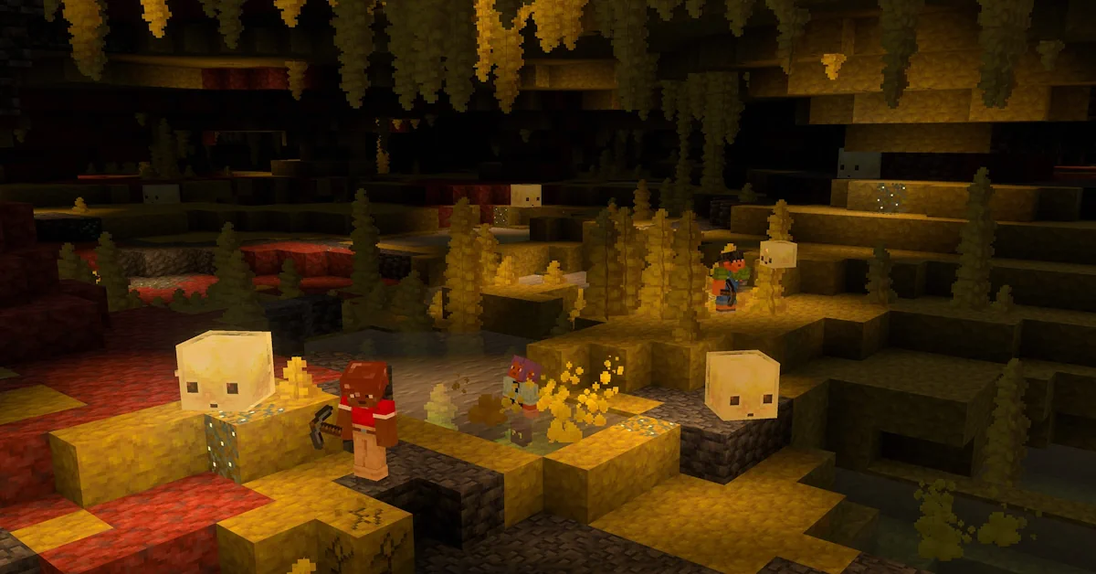A atualização Chaos Cubed introduz criaturas movidas pela física e biomas subterrâneos altamente reativos em ambas as versões principais de Minecraft
