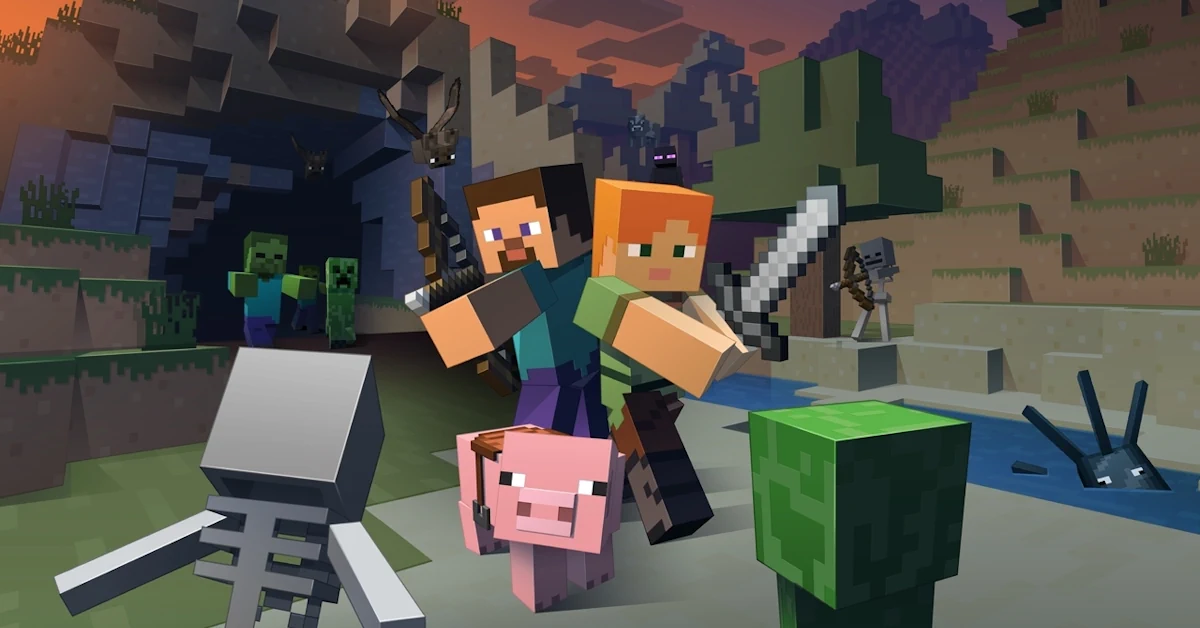 Minecraft Steve e Alex estão prontos para o desafio da comunidade de 2026!