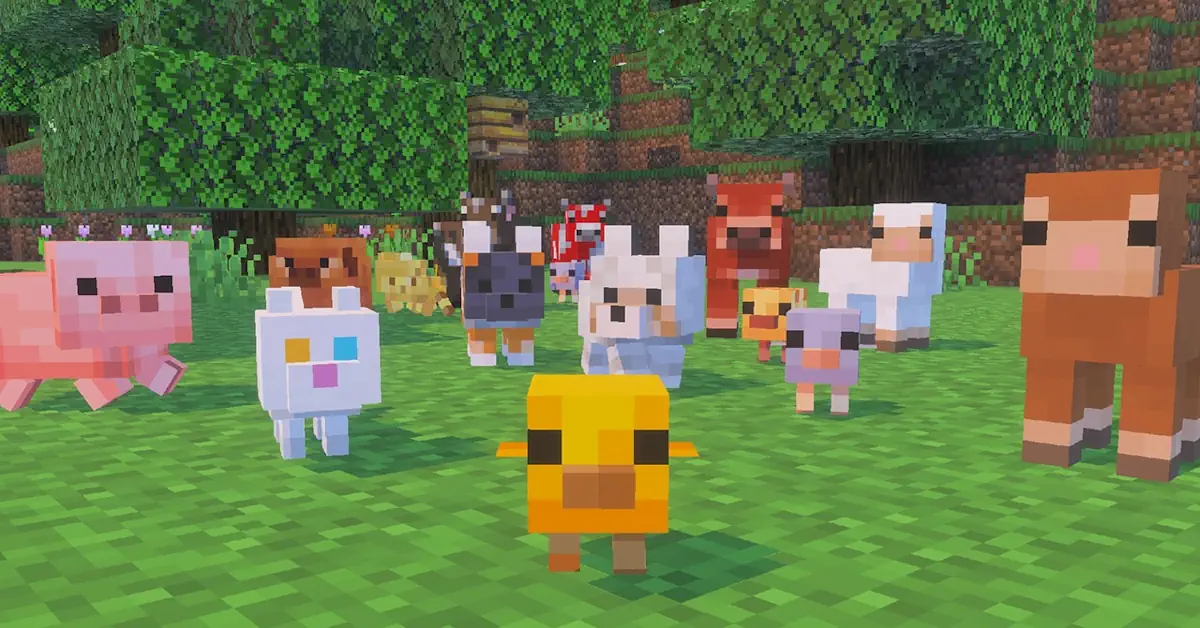 A atualização Tiny Takeover traz mais de três dezenas de bebés mobs totalmente renovados ao Overworld