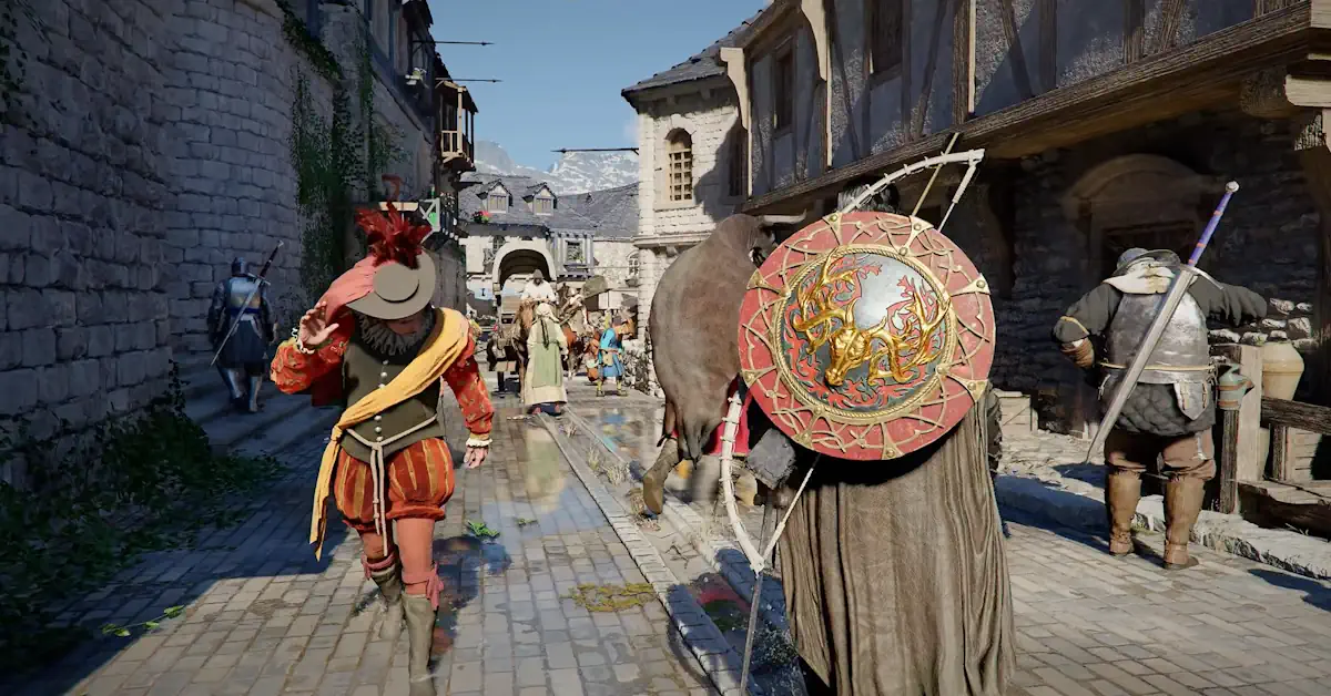 Kliff explora o mundo de Pywel entre perigos e cidades cheias de vida