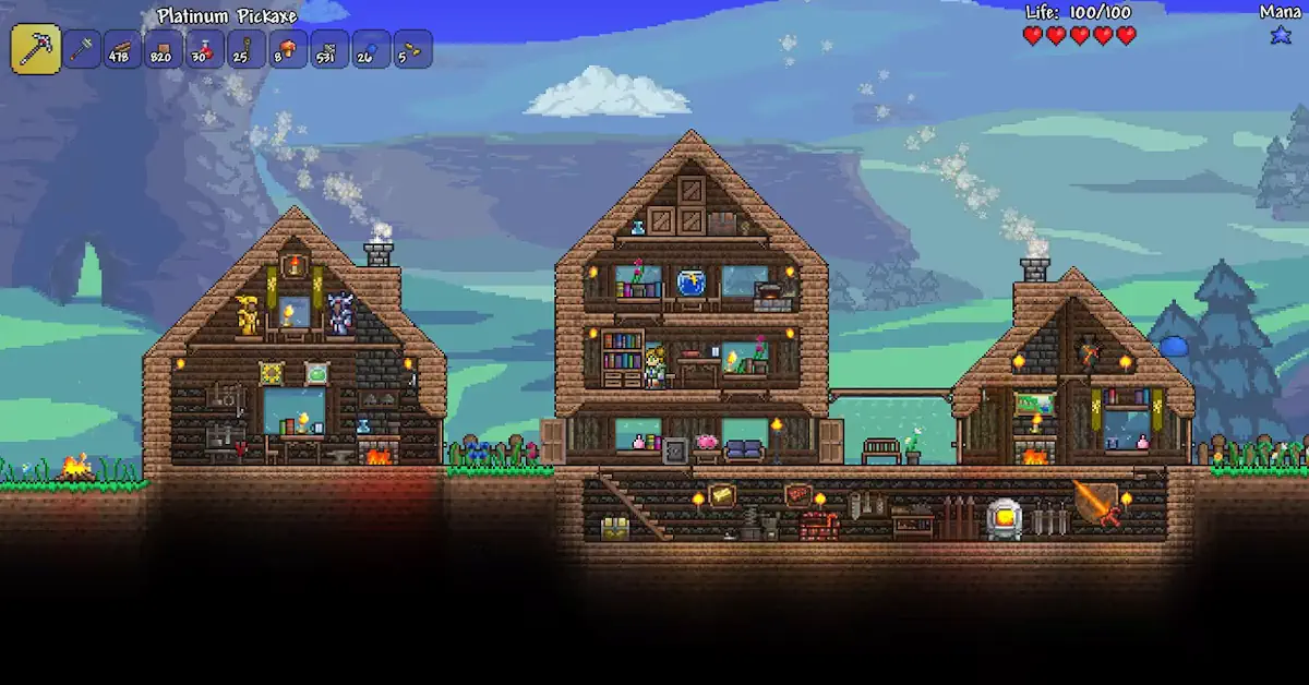 Terraria: O Jogo Grátis para PS4 & PS5 que Oferece Mais de 200 Horas de Aventura Interminável