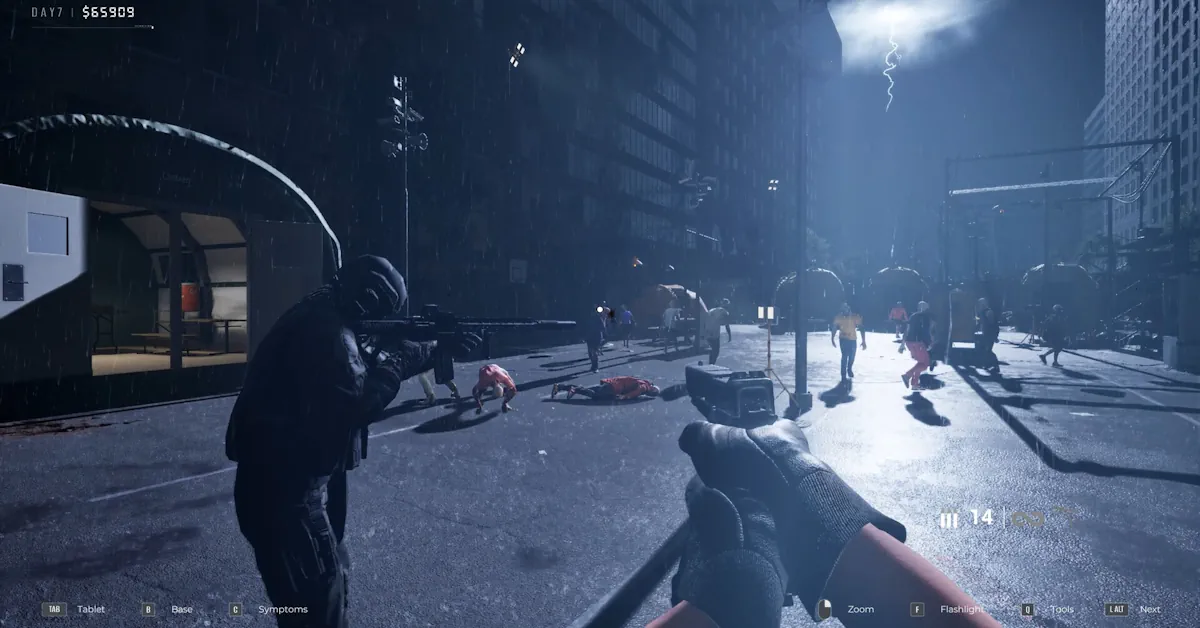 Os sobreviventes de Dead by Daylight, Dwight Fairfield e Meg Thomas, aparecem como NPCs em Quarantine Zone: The Last Check