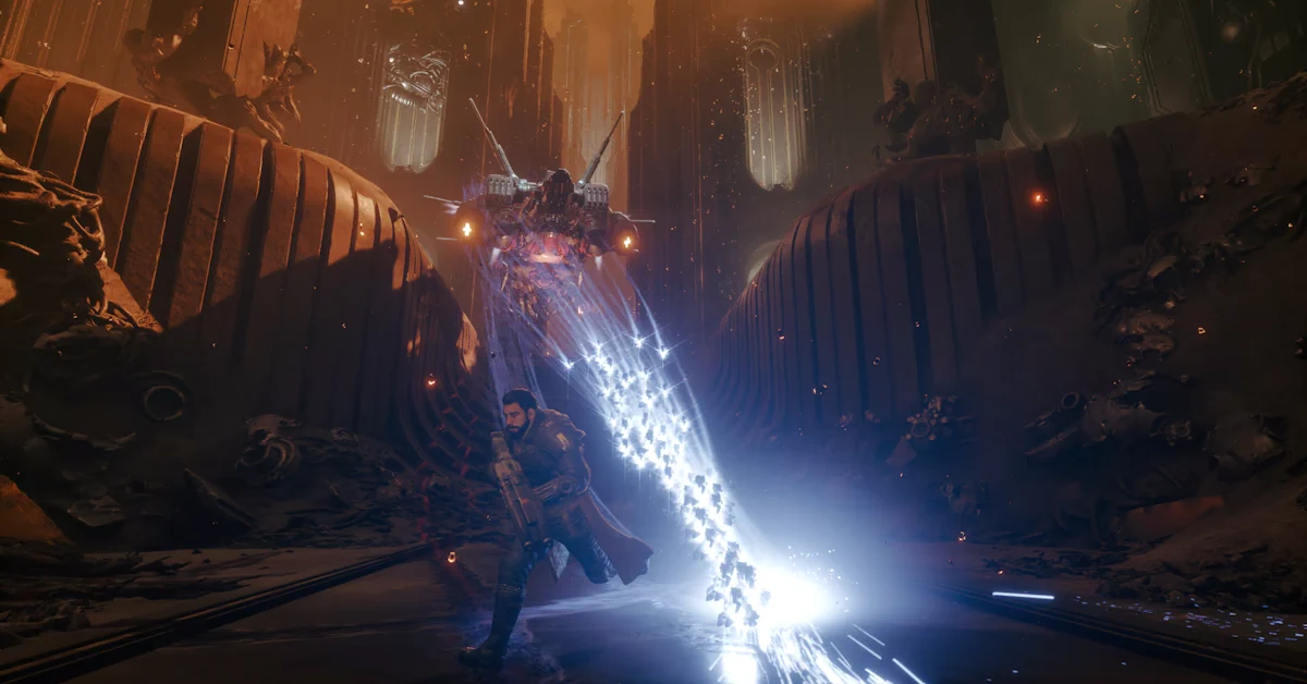 O mais recente shooter sci-fi da Housemarque leva o hardware da PS5 ao limite