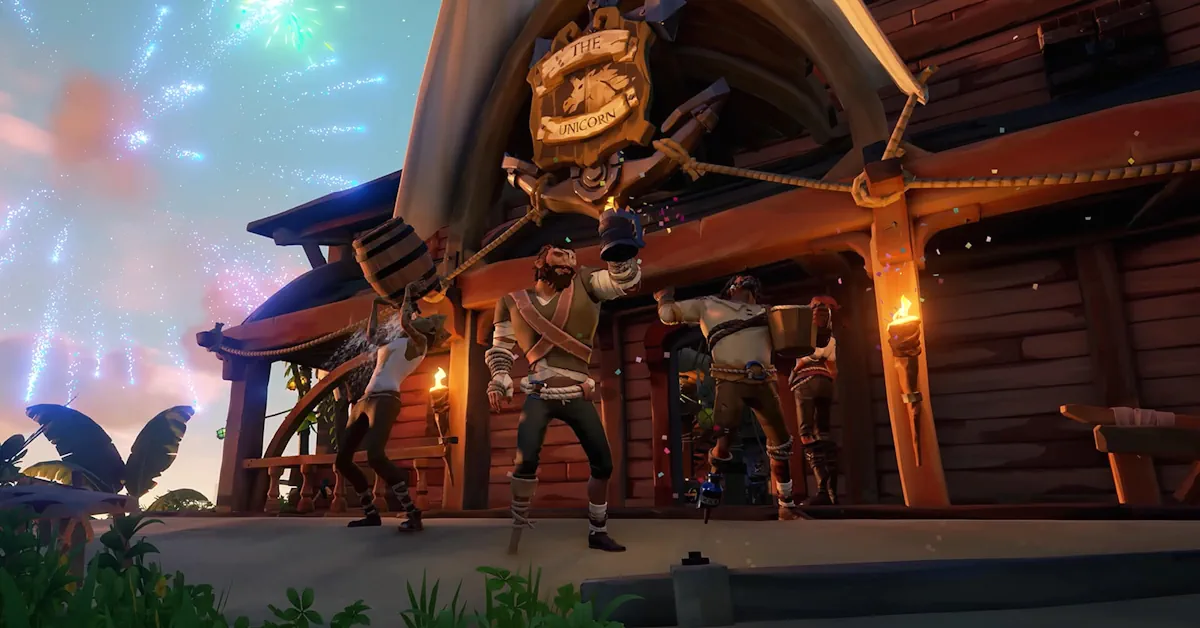 A Edição 2026 renova o visual dos novos piratas com cosméticos celestiais em Sea of Thieves