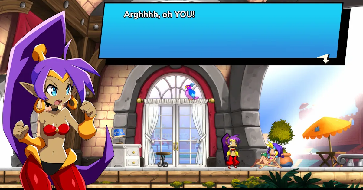 WayForward revelou um visual totalmente novo para a heroína meio-génio durante a Anime Expo 2026