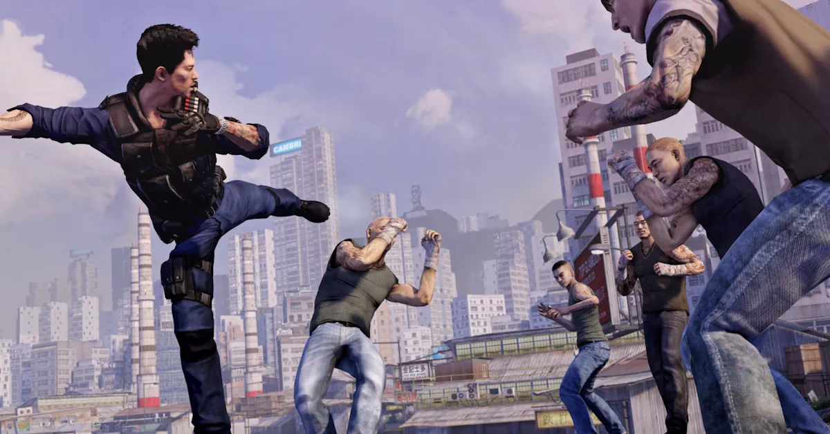 Wei Shen luta pelas ruas de Hong Kong em Sleeping Dogs