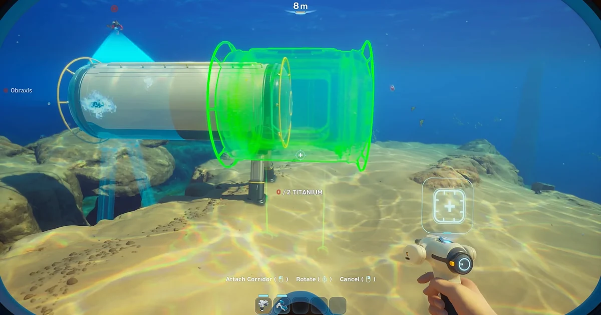 O novo sistema de escultura permite-te construir bases sem os limites rígidos de grelha em Subnautica 2