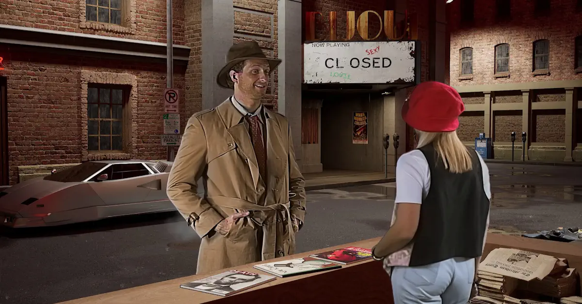 O icónico Under A Killing Moon de Tex Murphy recebe um Remake completo em UE5, preservando a clássica sensação de FMV! O icónico Under A Killing Moon de Tex Murphy recebe um Remake completo em UE5, preservando a clássica sensação de FMV!