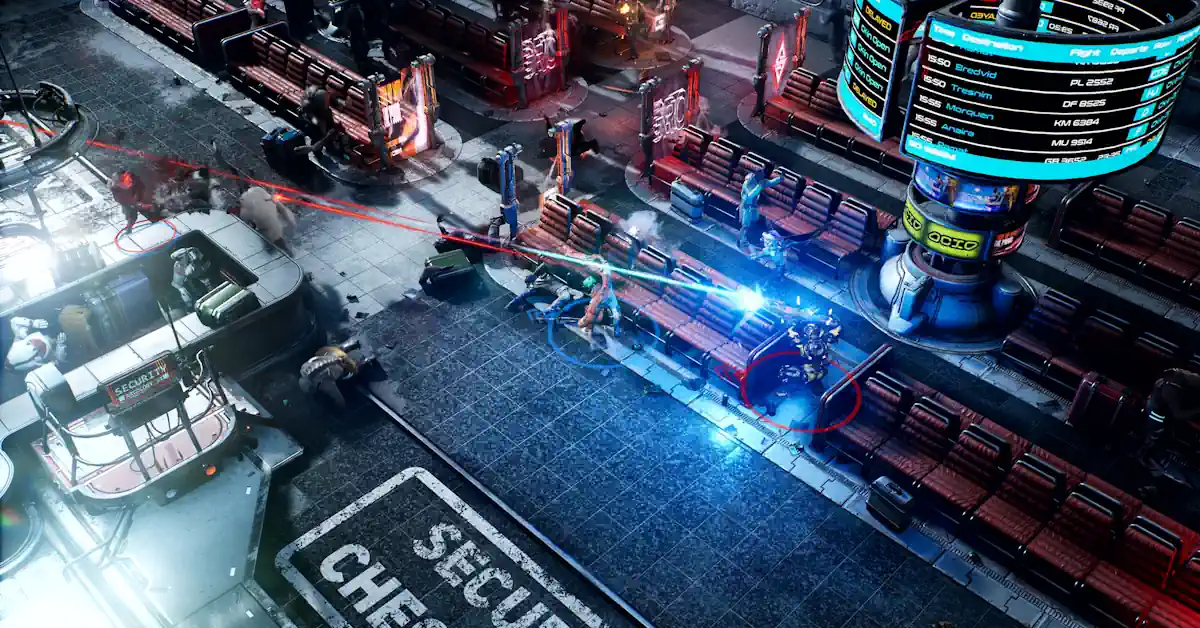 The Ascent combina mecânicas de shooter isométrico twin-stick com uma distopia cyberpunk altamente detalhada