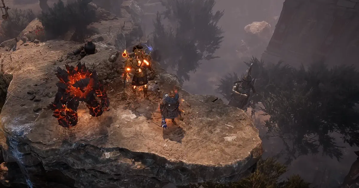 O Habitante do Núcleo da Maestria da Terra é uma das invocações que chegam com a atualização de abril de Titan Quest 2
