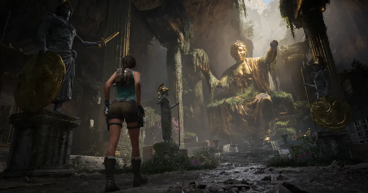 Crystal Dynamics e Flying Wild Hog estão reconstruindo as mecânicas de travessia de Lara Croft do zero Crystal Dynamics e Flying Wild Hog estão reconstruindo as mecânicas de travessia de Lara Croft do zero