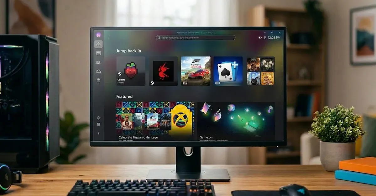 O Modo Xbox traz um dashboard puro de consola diretamente para o teu PC Windows