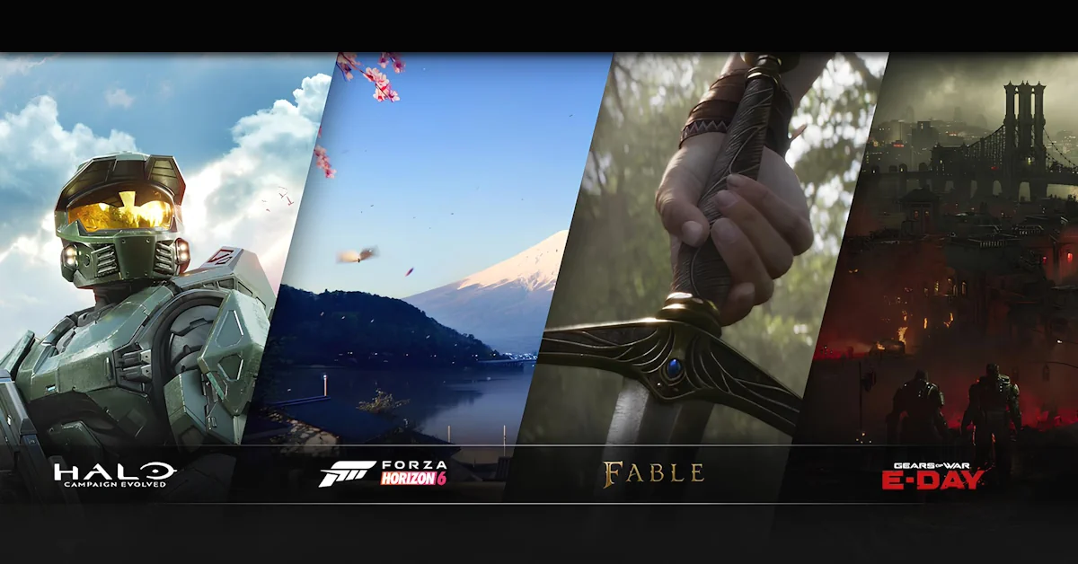 Roteiro da Xbox para 2026 com conceitos de Fable, Gears of War: E-Day e Halo: Campaign Evolved