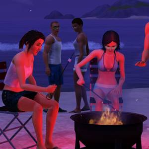 Sims 3 - Festa na praia