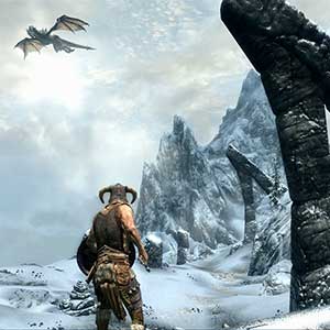 The Elder Scrolls 5 Skyrim - Dragão Voador