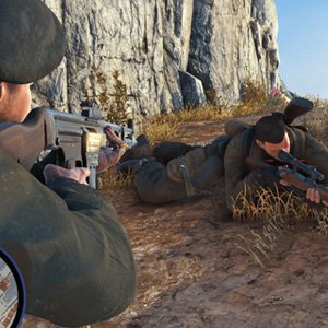 Sniper Elite 4 Mirando com MKB 42