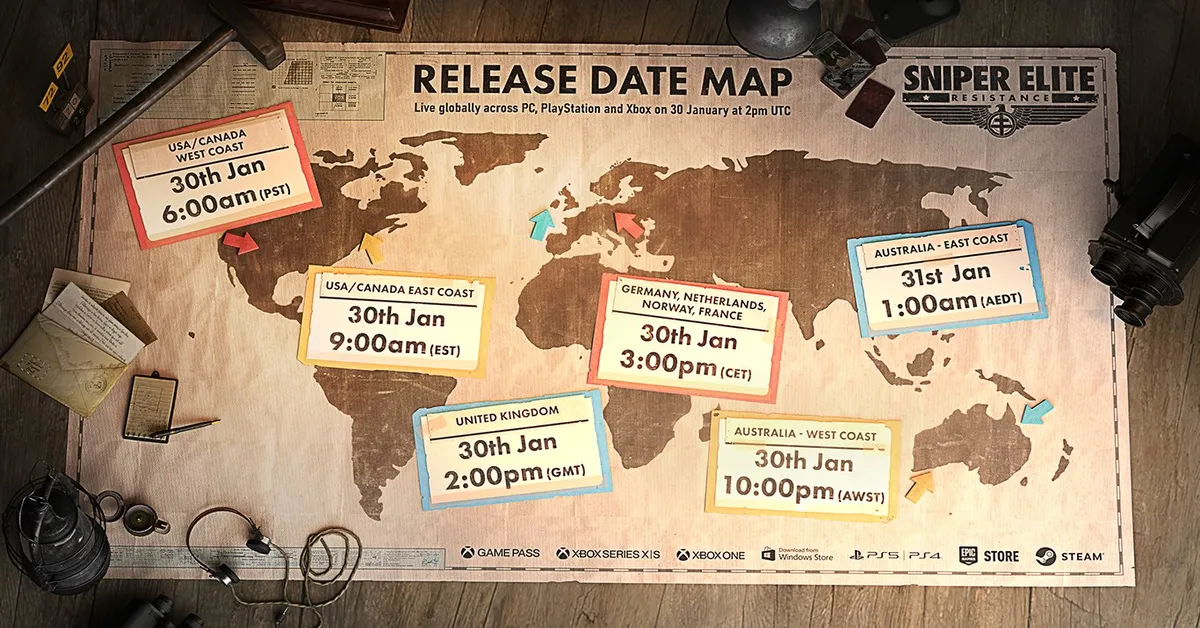 Sniper Elite Resistance Launch Time