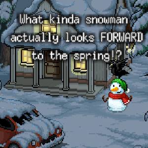 Snowman Story - O Corvo a Questionar o Chris