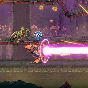 Charging on the battle