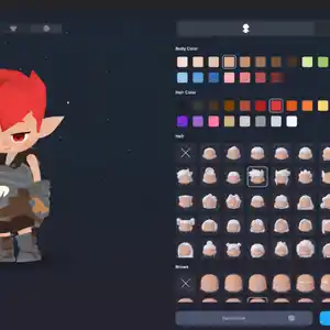 SpiritVale - Personalização de personagem