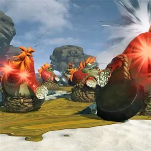 Splatoon Raiders - Lutar contra inimigos