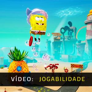 SpongeBob SquarePants Battle for Bikini Bottom Rehydrated - Vídeo de Jogabilidade