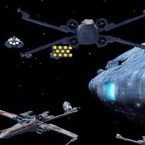 Base espacial sob ataque