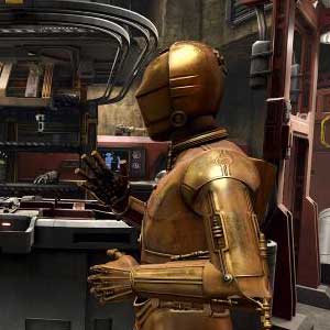 Star Wars Tales from the Galaxys Edge VR - Seezelslak and C3PO