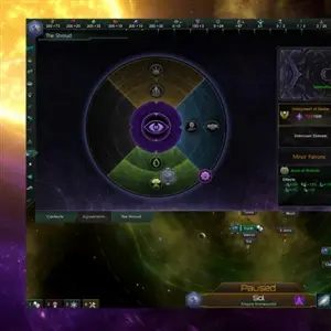 Stellaris: Shadows of the Shroud - Painel Shroud