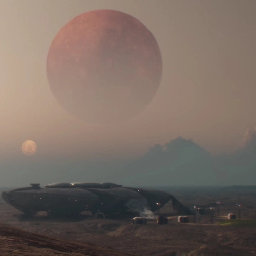 Stellaris - Luas e Nave Espacial