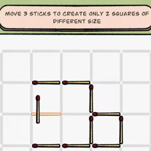 Sticks Collection - Remoção dos palitos de fósforo