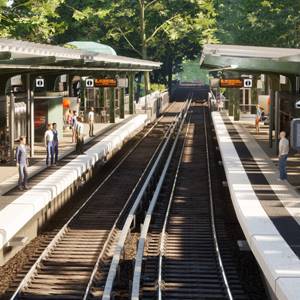 SubwaySim Hamburg - Caminho de ferro