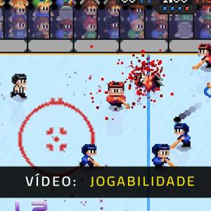 Super Blood Hockey - Jogabilidade