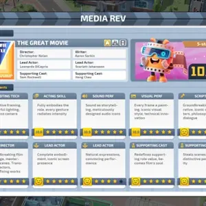 Super Movie Tycoon - Análise da Mídia