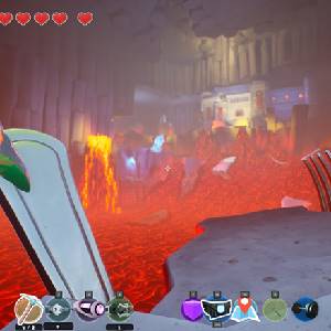 Supraland Six Inches Under - Chão de Magma