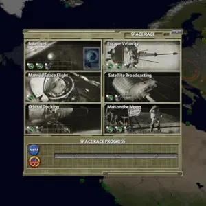 Supreme Ruler Ultimate - Progresso na Corrida Espacial