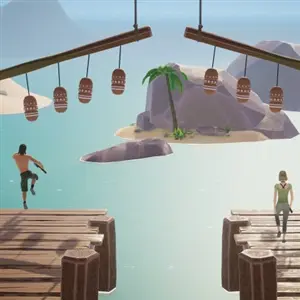 Survivor - Castaway Island - Desafio do vaso suspenso