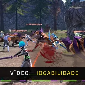 SWORD ART ONLINE: Alicization Lycoris - Vídeo de Jogabilidade